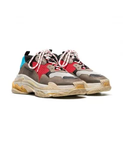 ( Positively Conscious ) Balenciaga 4365 MULTICOLOR Baskets Triple S Homme -Vente magasin Balenciaga 12967008 14412140 600