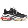 ( Positively Conscious ) Balenciaga 1000 BLACK Baskets Triple S Femme