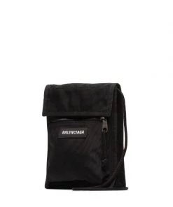 ( Positively Conscious ) Balenciaga Sac à Bandoulière Explorer 101 - BLACK -Vente magasin Balenciaga 12969895 21956895 600