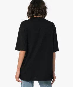 ( Positively Conscious ) Balenciaga 1000 - BLACK T-Shirt BB Mode Femme -Vente magasin Balenciaga 13000489 13875208 600