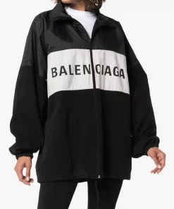 ( Positively Conscious ) Balenciaga Veste Oversize à Logo 1000 - BLACK -Vente magasin Balenciaga 13002907 14248033 600