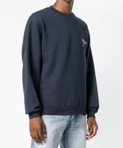( Positively Conscious ) Balenciaga Sweat à Logo Imprimé 4128 BLUE -Vente magasin Balenciaga 13116665 14689422 600