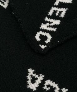 ( Positively Conscious ) Balenciaga Écharpe En Maille Intarsia à Logo Homme -Vente magasin Balenciaga 13121421 14964053 600