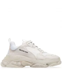 ( Positively Conscious ) Balenciaga 9000 WHITE Baskets Triple S Homme