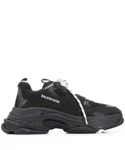 ( Positively Conscious ) Balenciaga 1000 NOIR Baskets Triple S Homme