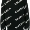 ( Positively Conscious ) Balenciaga Pull à Motif Monogrammé 1070 BLACK/ WHITE -Vente magasin Balenciaga 13404513 15994943 600