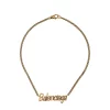 ( Positively Conscious ) Balenciaga Collier Typo Femme