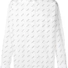 ( Positively Conscious ) Balenciaga Chemise à Logo Imprimé Homme