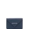 ( Positively Conscious ) Balenciaga 4222 BLEU PROFOND Mini Portefeuille Papier Femme -Vente magasin Balenciaga 13824269 17297721 600