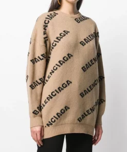 ( Positively Conscious ) Balenciaga Pull À Motif Monogrammé Femme -Vente magasin Balenciaga 13950858 18484722 600