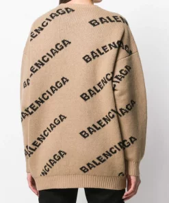 ( Positively Conscious ) Balenciaga Pull À Motif Monogrammé Femme -Vente magasin Balenciaga 13950858 18484723 600