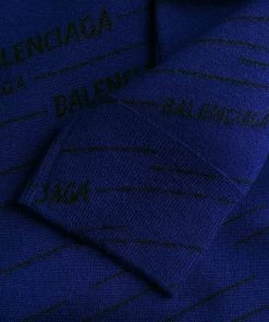 ( Positively Conscious ) Balenciaga Pull à Logo Homme -Vente magasin Balenciaga 14092244 20515077 600