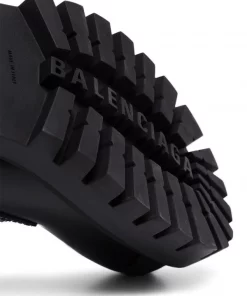 ( Positively Conscious ) Balenciaga 1000 BLACK Bottines à Semelle Crantée Femme -Vente magasin Balenciaga 14232704 37847235 600