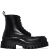 ( Positively Conscious ) Balenciaga 1000 BLACK Bottines à Semelle Crantée Femme -Vente magasin Balenciaga 14232704 37847238 600