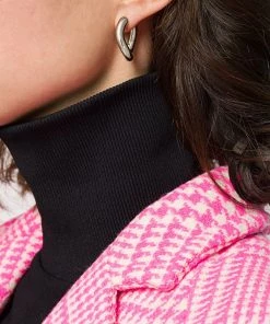 ( Positively Conscious ) Balenciaga METALLIC Petits Anneaux à Design Structuré Femme -Vente magasin Balenciaga 14232776 21787058 600