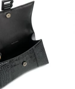 ( Positively Conscious ) Balenciaga Sac à Main Hourglass XS 1000 BLACK -Vente magasin Balenciaga 14232805 22388330 600
