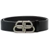 ( Positively Conscious ) Balenciaga 1000 BLACK Ceinture À Boucle Logo Femme