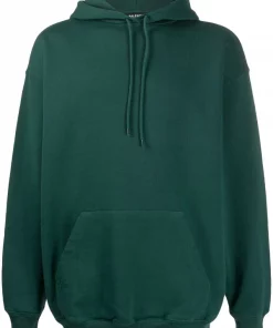 ( Positively Conscious ) Balenciaga Sweat à Capuche à Logo Imprimé 3230 Green