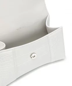 ( Positively Conscious ) Balenciaga 114 - White:9016 Mini Sac à Main à Effet Peau De Crocodile Femme -Vente magasin Balenciaga 14664450 23290570 600