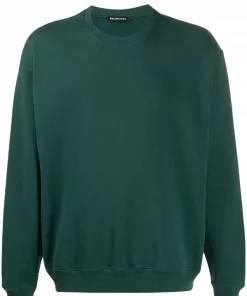 ( Positively Conscious ) Balenciaga Sweat à Logo Imprimé 3230 Green