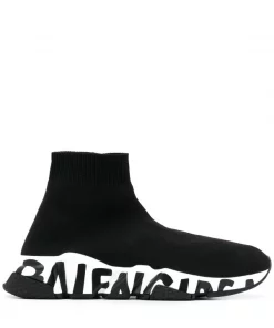 ( Positively Conscious ) Balenciaga Baskets Speed Graffiti Sole Femme