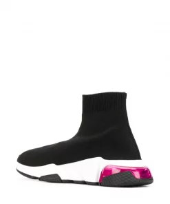 ( Positively Conscious ) Balenciaga Baskets Speed LT à Semelle Transparente 1014 BLACK -Vente magasin Balenciaga 14664943 24596832 600