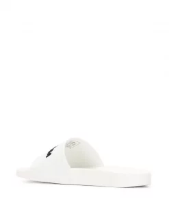 ( Positively Conscious ) Balenciaga 9034 OP WHITE / BLACK Slippers à Logo Embossé Homme 8 ( Positively Conscious ) Balenciaga 9034 OP WHITE / BLACK Slippers à Logo Embossé Homme -Vente magasin Balenciaga 14664958 23287410 600