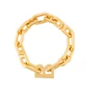 ( Positively Conscious ) Balenciaga Metallic:0027 Bracelet à Breloque Logo Femme -Vente magasin Balenciaga 14763542 24409174 600