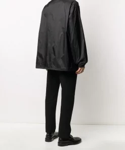 ( Positively Conscious ) Balenciaga Veste Imperméable Boutonnée 1000 BLACK -Vente magasin Balenciaga 14774179 26497417 600