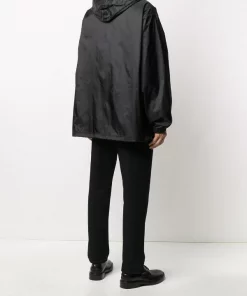 ( Positively Conscious ) Balenciaga Veste Imperméable Boutonnée 1000 BLACK -Vente magasin Balenciaga 14774179 26497418 600