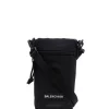 ( Positively Conscious ) Balenciaga Pochette à Bandoulière Weekend Bottle Holder 1000 BLACK