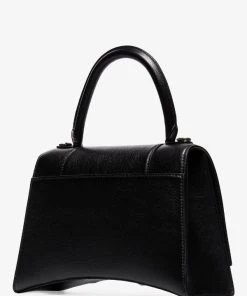 ( Positively Conscious ) Balenciaga 1000 BLACK Sac Porté épaule Médium Hourglass Femme -Vente magasin Balenciaga 15122764 28471076 600