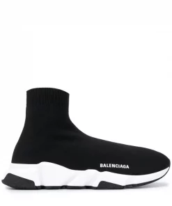 ( Positively Conscious ) Balenciaga 1015 BLACK Baskets Speed Homme