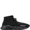 ( Positively Conscious ) Balenciaga 1013 BLACK/WH/BK/BK/BK/BK Baskets Speed Homme