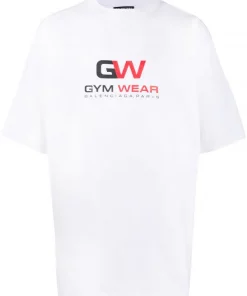 ( Positively Conscious ) Balenciaga T-shirt Gym Wear à Coupe Oversize Homme