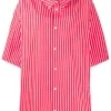 ( Positively Conscious ) Balenciaga Chemise Oversize à Logo Imprimé 6540 RED WHITE 1 ( Positively Conscious ) Balenciaga Chemise Oversize à Logo Imprimé 6540 RED WHITE -Vente magasin Balenciaga 15340076 27749483 600