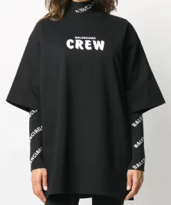 ( Positively Conscious ) Balenciaga T-Shirt À Logo Imprimé Femme -Vente magasin Balenciaga 15340078 28045659 600