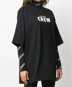 ( Positively Conscious ) Balenciaga T-Shirt À Logo Imprimé Femme -Vente magasin Balenciaga 15340078 28046256 600