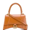 ( Positively Conscious ) Balenciaga 2702 BROWN Petit Sac à Main Hourglass Femme -Vente magasin Balenciaga 15341000 28019477 600