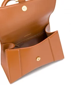 ( Positively Conscious ) Balenciaga 2702 BROWN Petit Sac à Main Hourglass Femme -Vente magasin Balenciaga 15341000 28019480 600