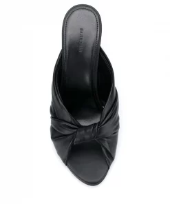 ( Positively Conscious ) Balenciaga Black:1000 Mules Drapy 80 Mm Femme -Vente magasin Balenciaga 15341010 28072143 600