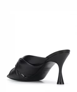 ( Positively Conscious ) Balenciaga Black:1000 Mules Drapy 80 Mm Femme -Vente magasin Balenciaga 15341010 28075994 600