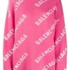 ( Positively Conscious ) Balenciaga Pull à Motif Monogrammé 5621 PINK -Vente magasin Balenciaga 15358977 28839365 600