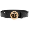 ( Positively Conscious ) Balenciaga Ceinture à Boucle BB 1000 BLACK