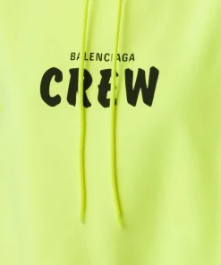 ( Positively Conscious ) Balenciaga Sweat Crew À Capuche 7072 YELLOW -Vente magasin Balenciaga 15359243 28388131 600