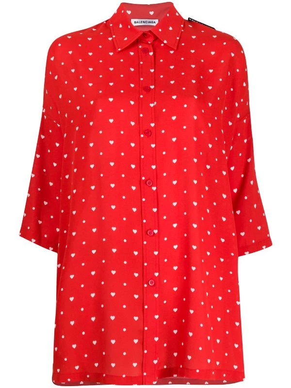 ( Positively Conscious ) Balenciaga Chemise à Pois Femme 3 ( Positively Conscious ) Balenciaga Chemise à Pois Femme