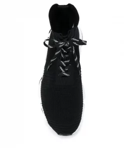 ( Positively Conscious ) Balenciaga Baskets à Semelle Imprimée 1015 BLACK / WHITE / BLACK -Vente magasin Balenciaga 15365501 28850498 600
