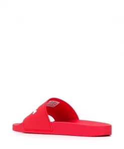 ( Positively Conscious ) Balenciaga Claquettes à Logo Imprimé 6090 RED/WHITE 8 ( Positively Conscious ) Balenciaga Claquettes à Logo Imprimé 6090 RED/WHITE -Vente magasin Balenciaga 15367967 28999992 600