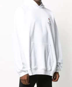 ( Positively Conscious ) Balenciaga Sweat à Capuche Paris Olympics 9040 WHITE -Vente magasin Balenciaga 15367987 28498261 600