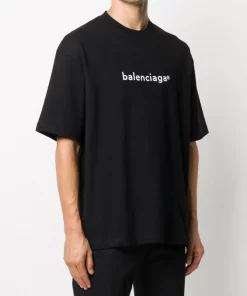 ( Positively Conscious ) Balenciaga T-shirt à Logo Imprimé 1070 BLACK -Vente magasin Balenciaga 15367991 28407576 600